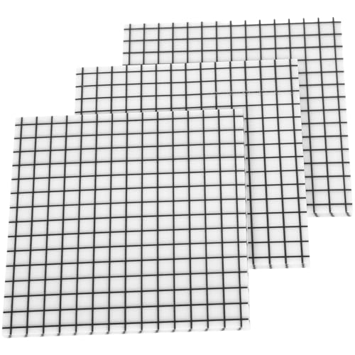 NUOLUX 透明方格便利貼冊 防水素材のカバーノートパッド 両面使用可能で書きやすいメモパッド 持ち運びに便利な小型 貼ってはがせるかわ