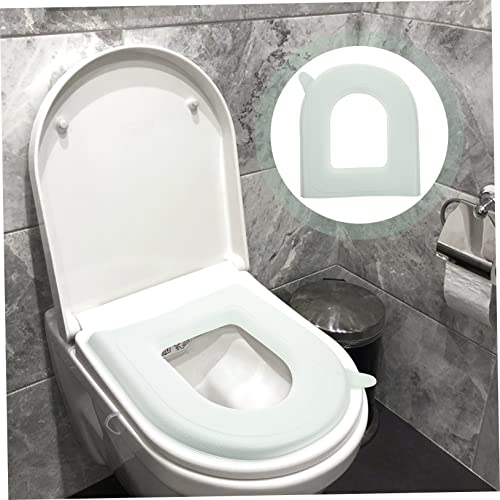 YARNOW Toilettendeckel Komfortsitzkissen Toilettensitzkissen Winteraufkleber Gepolsterter Toilettensitzbezug Verdicken Toilettensitzbezug Toilettensitzbezug Bequem Toilettensitzauflage – Bild 3