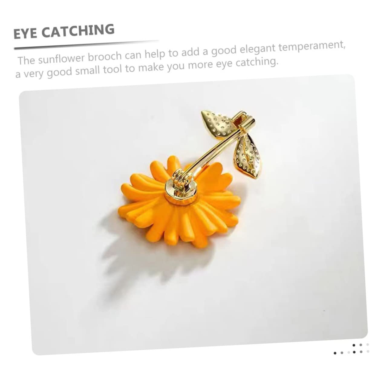 PRETYZOOM 5st Sonnenblumenbrosche Für Damen Strass Brosche Hochzeitsbankett-brosche Jacken Kristallbrosche Vintage Anstecknadel Bling-neuheits-pin Jahrgang Kupfer Rucksack Fräulein