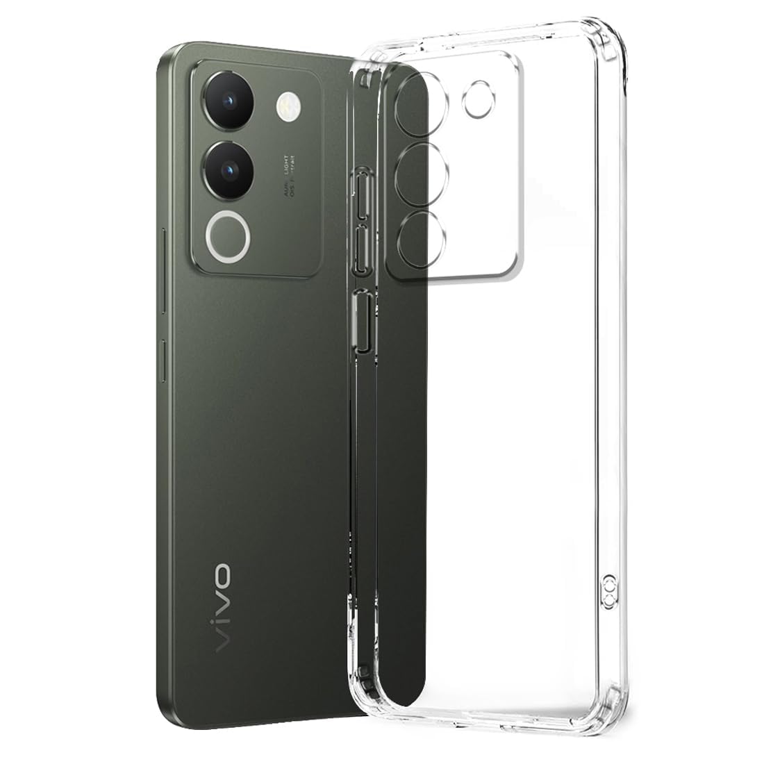 Pinaaki Enterprises Vivo Y200 5G Back Cover | Slim Soft Back Case for Vivo Y200 5G (Transparent) (B0CNQ55TV6) Amazon Price History, Amazon Price Tracker