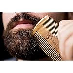 Striking Viking Sandalwood Beard Comb & Case - Pocket-Sized Grooming Tool with Fine & Coarse Teeth, Perfect for Use with Balms & Oils - Image 2