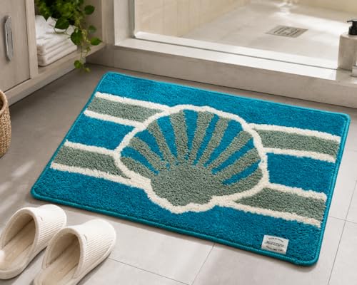 Image of AAZEEM Mat Rugs Non-Slip Abstract Bath Rugs Cute Mat Washable for Tube|Rectangular Door Mat for Home |Drawingroom |Easy Clean Indoor and Outdoor Floor Mat |Super Absorbent |40 X 60 Cm |