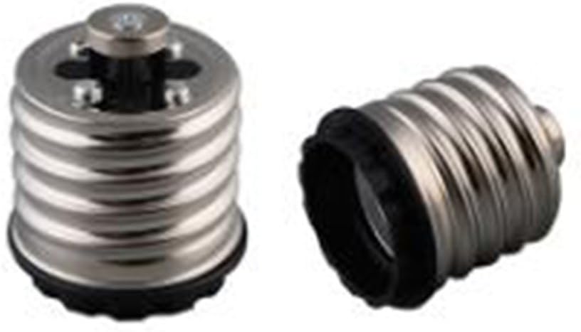 TWDRTDD 3PACK Mogul/Goliath (E39/E40) to Standard Base (E26/E27) Adapters, Use This Adapter to Plug an E26/E27 Bulb Into a Mogul/Goliath (E39/E40) Light Fixture