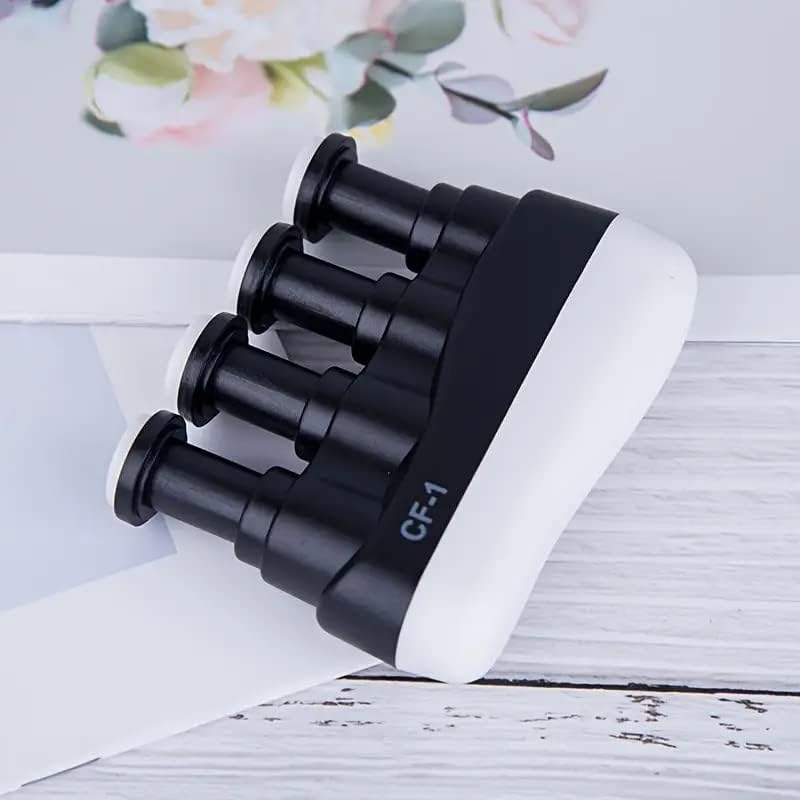 Miniatura 5 de Fortalecedor de dedos, entrenador de agarre de mano para piano, guitarra, bajo, ukelele, cítara y más, material plástico, ligero y portátil, mejora