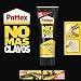 Pattex No Más Clavos Original, adhesivo de montaje resistente, pegamento extrafuerte para...