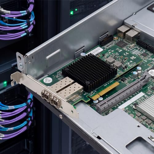 Dual-10Gb SFP+ PCI-E Tarjeta de Red NIC, Mellanox ConnectX-3 PCI-e 3.0 X8 10 Gigabit Ethernet para Servidor (ST7286-10GB) miniatura 5