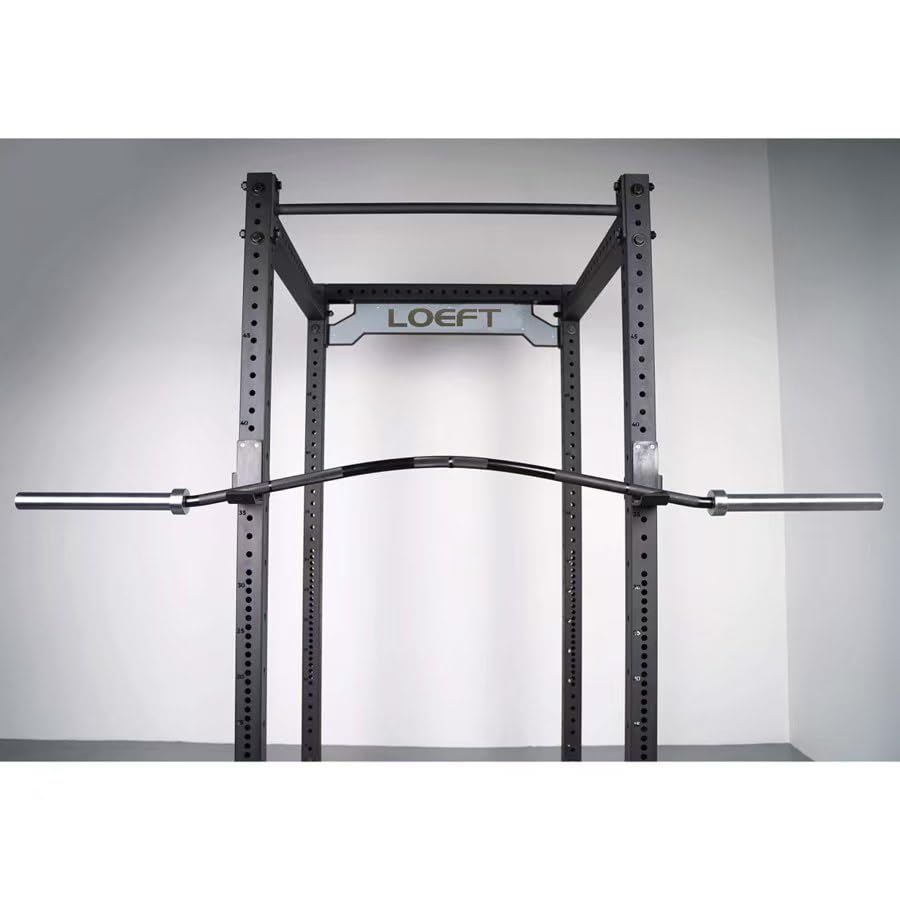 Professional Buffalo Cambered Barbell, 8ft 55lb Olympic Barbell for Powerlifting Bench Press and Squat, Curved Bar for 32MM 2000 lbs Weight Capacity 190K PSI, Weight Bar Fit 2" Weights - Image 3