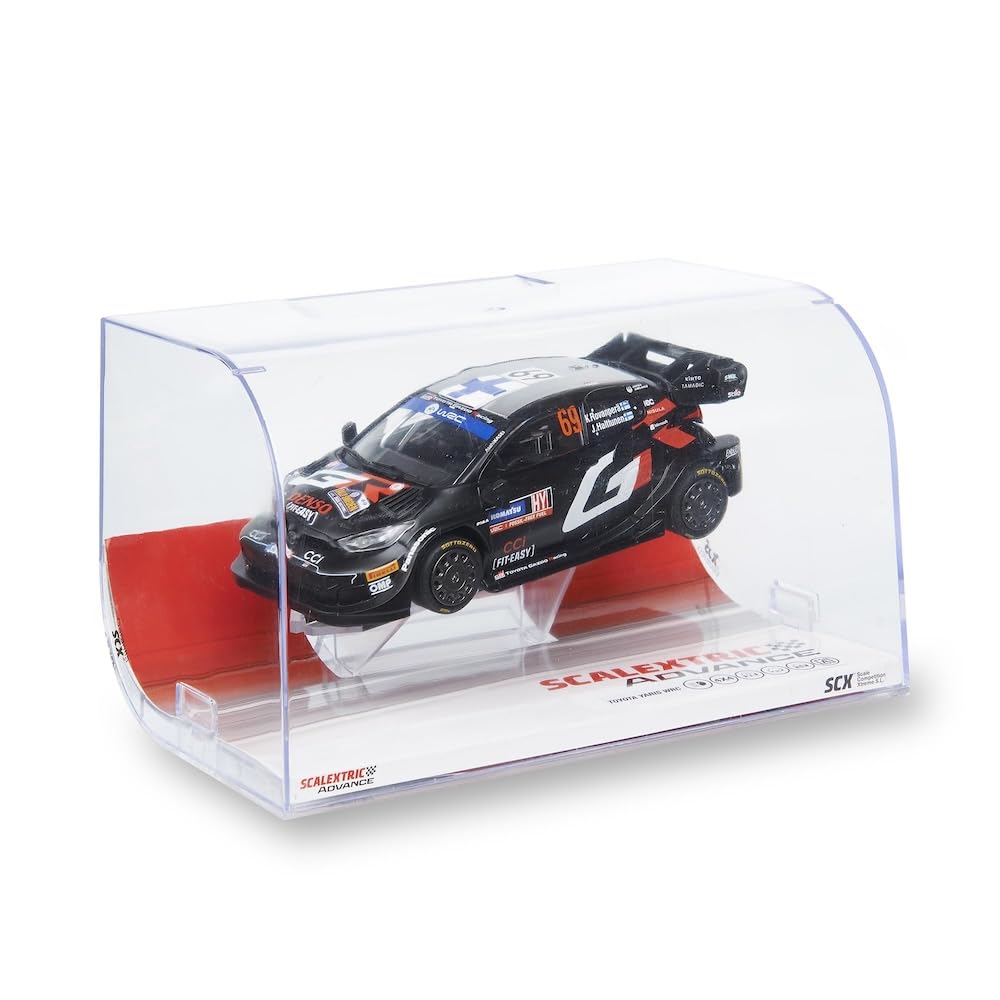 SCALEXTRIC - Coche de Carreras Advance - Coche Slot Escala 1:32 (Toyota Yaris WRC - Rally de Suecia '24)