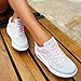 ZWRXW Walking Sneakers for Women Hands-Free Cushion Running Tennis Shoes Non-Slip Wide Toe Orthopedic Mesh Shoes Sports Athletic Fashion Sneakers Grey