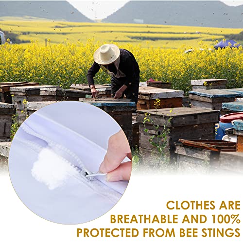 Nanpaders 13-Teiliges Imkerei-Werkzeugset mit Ganzkörper-Deluxe Imker-Starter-Kit, Bienenzucht-Kit, mit abnehmbarem… – Bild 5