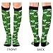 GuoChe Fashion Cute Socks for Men And Women Compression Sock 15-20 mmHg for Nurses, Pregnancy, Flying, Running,Travel Christmas