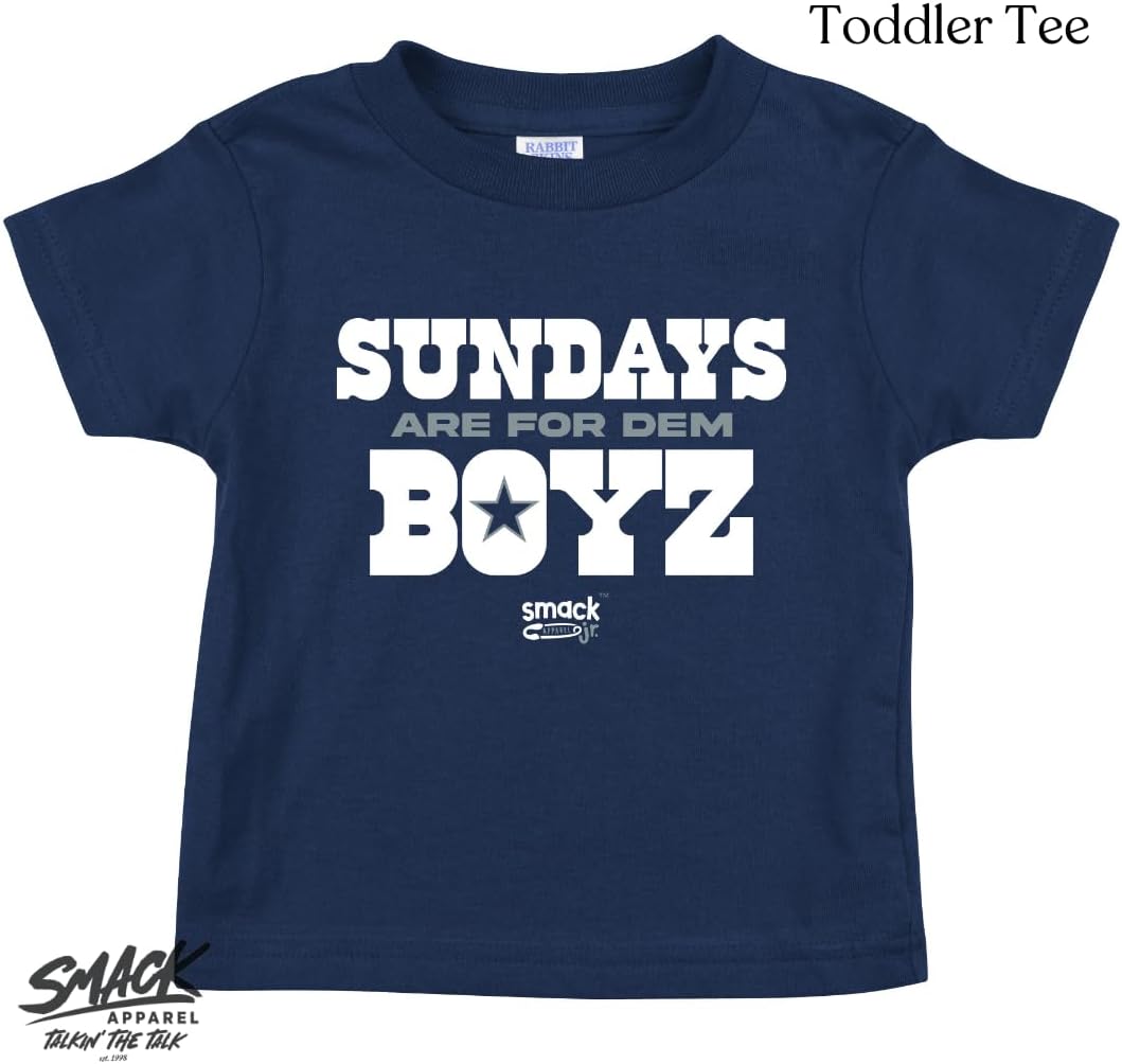 Sundays are for Dem Boyz Baby Apparel for Dallas Football Fans (NB-7T) image 2