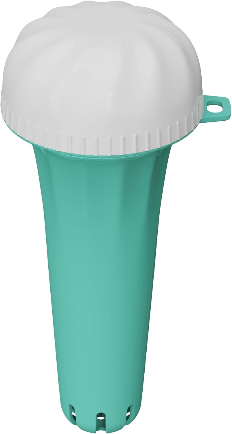 Smart Pool Monitor with App Control & Smart Alerts, 7-in-1 Digital Water Tester for pH, CL, TDS, EC, TEMP, Salt & ORP, Up to 980ft Wireless Range, IP68 Waterproof Test Kit for Pools, Hot Tubs & Spas.