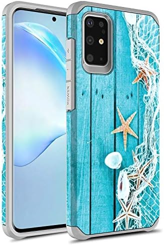 Rosebono Samsung Galaxy S20 Plus Case, Slim Hybrid Dual Layer Shockproof Hard Cover Graphic Fashion Cute Colorful Silicone Skin Cover Armor Case for Samsung Galaxy S20 Plus (Starfish)