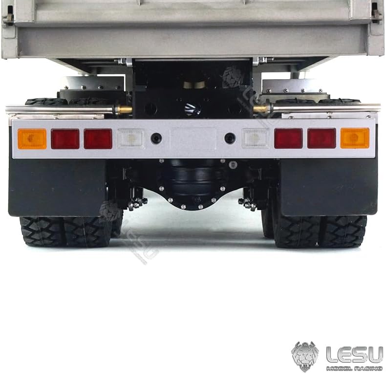 LESU 1/14 6 * 6 Metal Hydraulic RC Dumper Tipper Truck Model Bucket Motor ESC Servo Light Sound Unassembled W/O Cabin