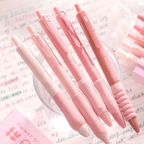 Bolígrafos Gel Retráctiles GZBABY 5 Pcs Tinta Negra 0.5mm miniatura 6