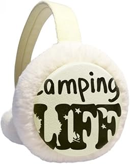 Acampamento Life – Protetor de orelhas de inverno com citação de inverno