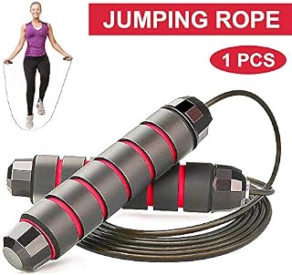 TOOVREN Jump Rope Workout Women/Men Speed Jump Rope Tangle-Free with Ball Bearing, Anti-Slip