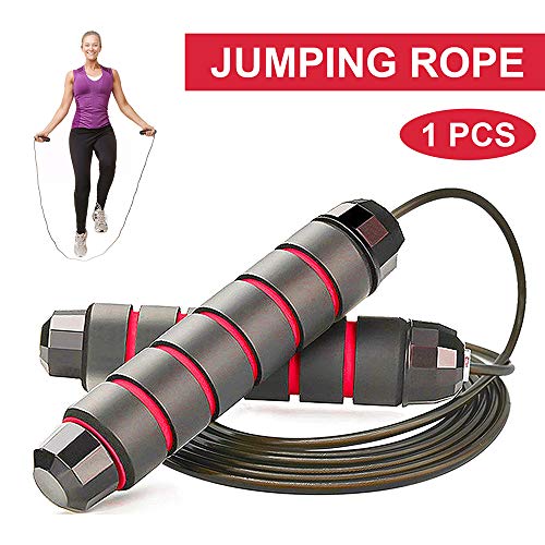 TOOVREN Jump Rope Workout Women/Men Speed Jump Rope Tangle-Free with Ball Bearing, Anti-Slip