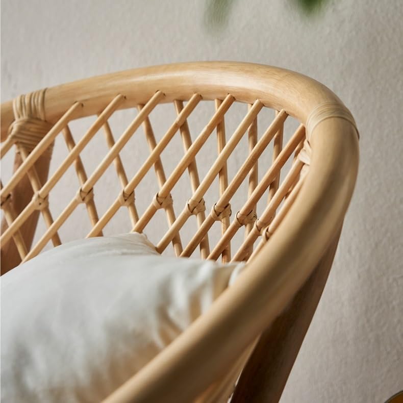 Office Chair Japanese Rattan Chair Household Balcony Leisure Chair Simple Sofa Leisure Chair Gaming Chair
