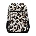 Leopard Tie Dye Cooler Zaino Isolato Borsa Pranzo Grande Capacità Zaino per Donne Uomini Camping Escursionismo Spiaggia Picnic Lavoro College Office