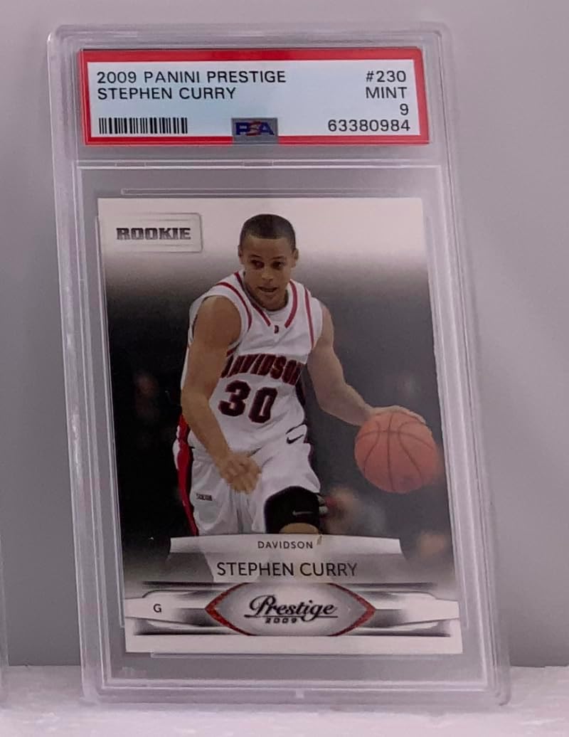 2009-10 Panini Prestige #230 Stephen Curry Steph Stef ROOKIE PSA 9 Graded Card