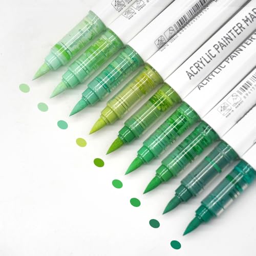 Yolaka Green Marker Pens