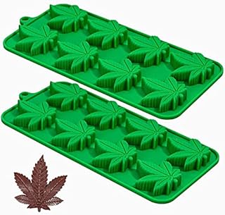 Kamehame Silicone Leaf Chocolate Candy Molds 2 Pack