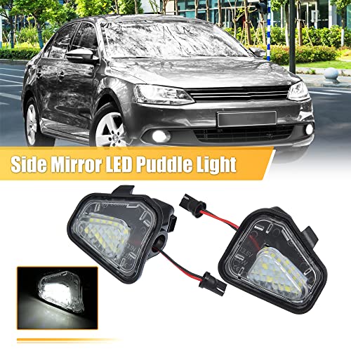 Par luz LED lateral para espejo Volkswagen CC 2011-2019 miniatura 2
