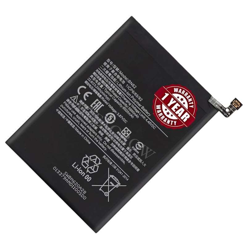 Image of Original BN62 Battery Compatible for Xiaomi Redmi 9 Power - (6000mAh) - 1 Year Warranty BC45