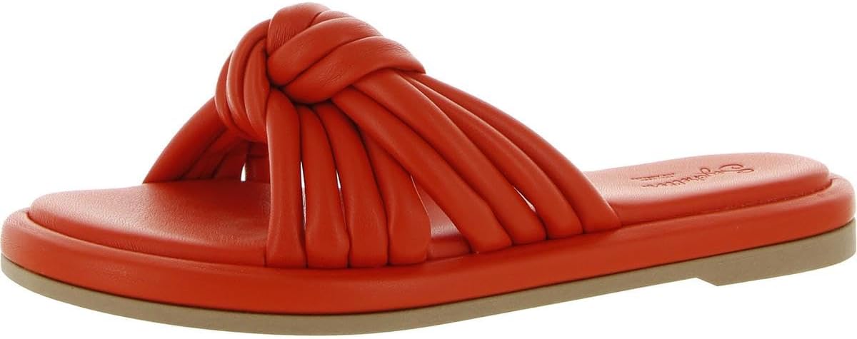 Seychelles Women's Simply The Best Slide Sandal, Deep Orange, 7
