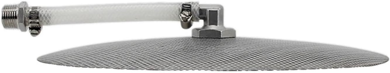 Stainless Homebrew All Grain Mash Tun False Bottom and Silicone Tubing Adapter Kit 9"/10"/11"/12" Domed Food Grade High Temp(10inch False Bottom)