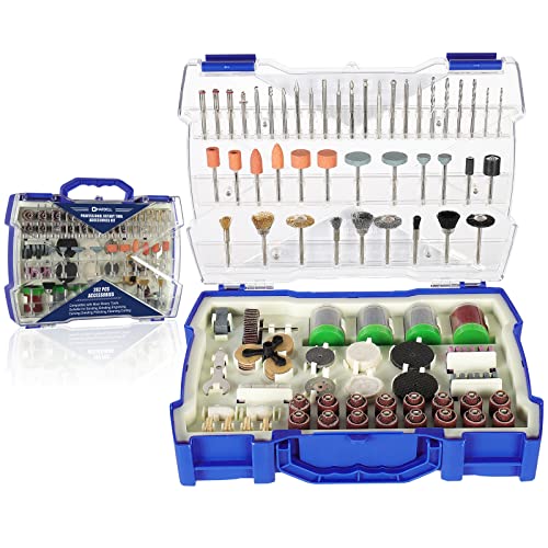 Hardell A41-TYRTPJ01-1 Rotary Tool Accessories Kit 282 Pcs, Power Rotary Tool Bits 1/8''(3.2Mm) Diameter Shanks Universal Fitment thumb #6