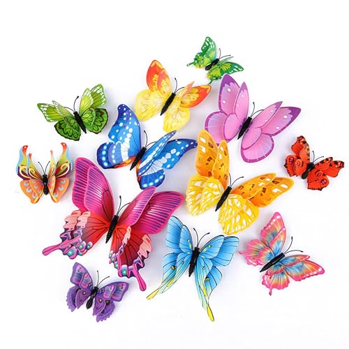 OPSEAM Butterfly Wall Decor 24/48 PCS, 3D Butterflies...