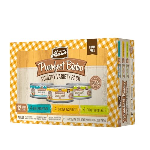 Merrick Purrfect Bistro Grain Free Premium Canned Pate Adult Wet ...