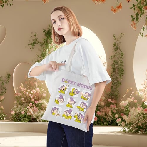 BWWKTOP Seven Spirits Tote Bag Snow's Protectors Gifts Spirits Moods Shoulder Bag Seven Friends Merchandise4