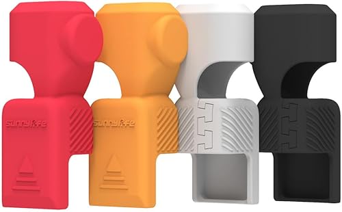 para DJI Osmo Pocket 3 Funda protectora de silicona Anti-polvo Anti-caída Funda protectora Accesorio de protección (rojo)