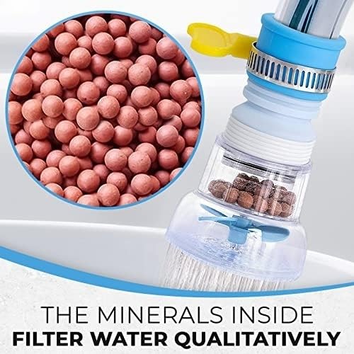 3-Pack Faucet Water Filter Set - Universal Sink Water Filter for Kitchen Bathroom Easy-Install Faucet-Mounted Water Purifier with — view 5