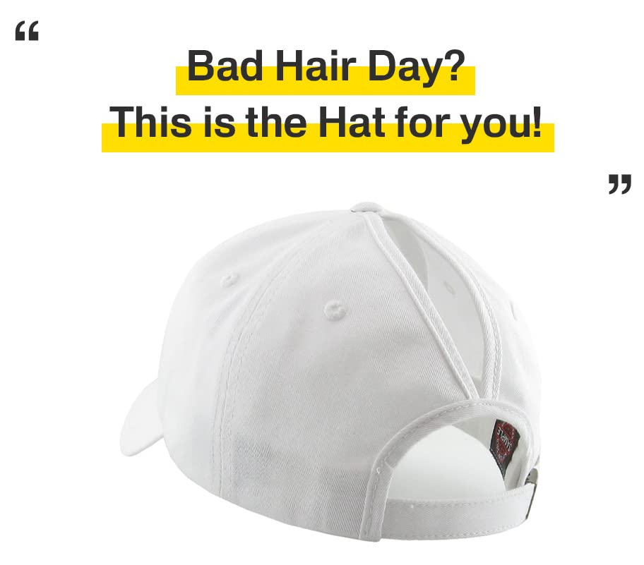Image of Classic Plain Ponytail Messy High Bun Headwear Adjustable Cotton Trucker Mesh Glitter Hat Baseball Cap