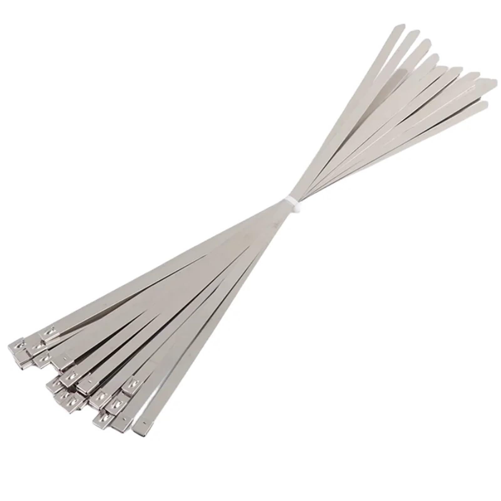 Kabelbinder aus Edelstahl | 10/20/50/100/200 Stück 10x(100-1000)mm for Kabel, Gärten, Häuser, Büros, Werkstätten(20pcs,10x800mm)
