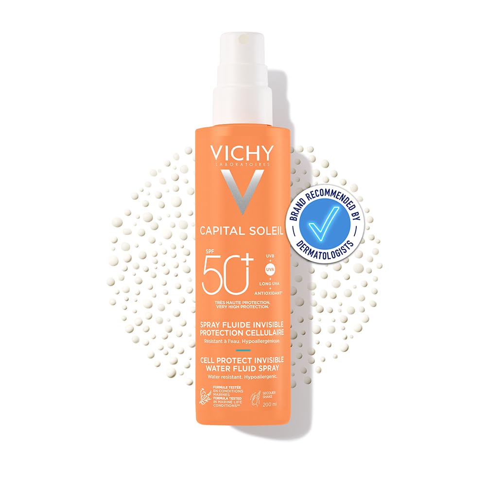 Vichy Capital Soleil Spray Fluid Invisible SPF 50+, Body Sunscreen, 200ml