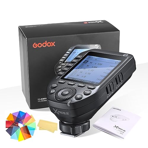 GODOX Xproii-S Flash Trigger, Wireless Remote Control for Sony 2.4 GHz 1/8000s HSS TTL Conversion, Large LCD