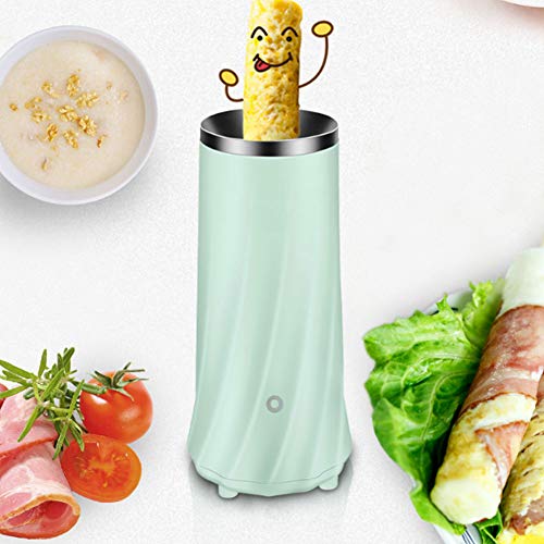 Eierrolle Maschine Eierbecher Automatik Eierwürstmaschine Frühstücksmaschine 80W Eierwürstmaschine Home Fried Ei gekocht Ei Antihaft Pfanne Schwarz 360° Stereo Heizung a – Bild 8
