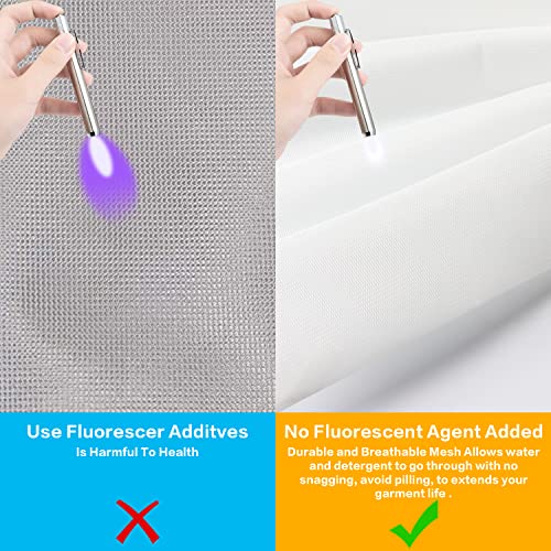 Amassmile 3 Pack Mesh Laundry Bags For Delicates,Laundry Bag For Washing Machine,12 X 16 Inches(Medium) Have Hanger Loops,Fine Mesh Wash Bag For Underwear,Lingerie,Bra,Pantyhose,Shoes,Socks #TOP4