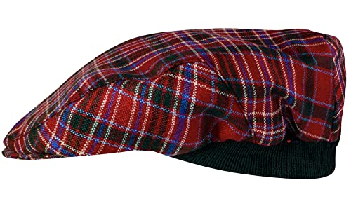 Casquette plate tartan MacAlister I LUV LTD chapeau écossais taille unique