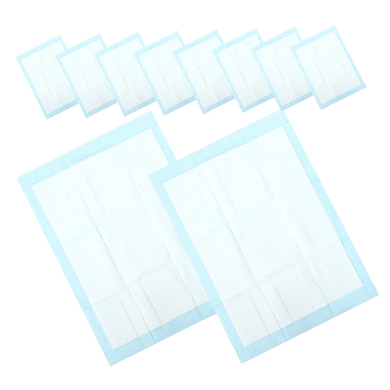 SUPVOX 10 Pack Covers Newborn Sheet for Boys and Girls Thick Absorbent Cotton Pe Material