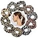 Produktbild YKULEW 10pcs Leopard Hair Scrunchies Velvet Elastic Animal Print Scrunchies Haargummis Haarbänder für Frauen und Mädchen Haarschmuck 10Colors