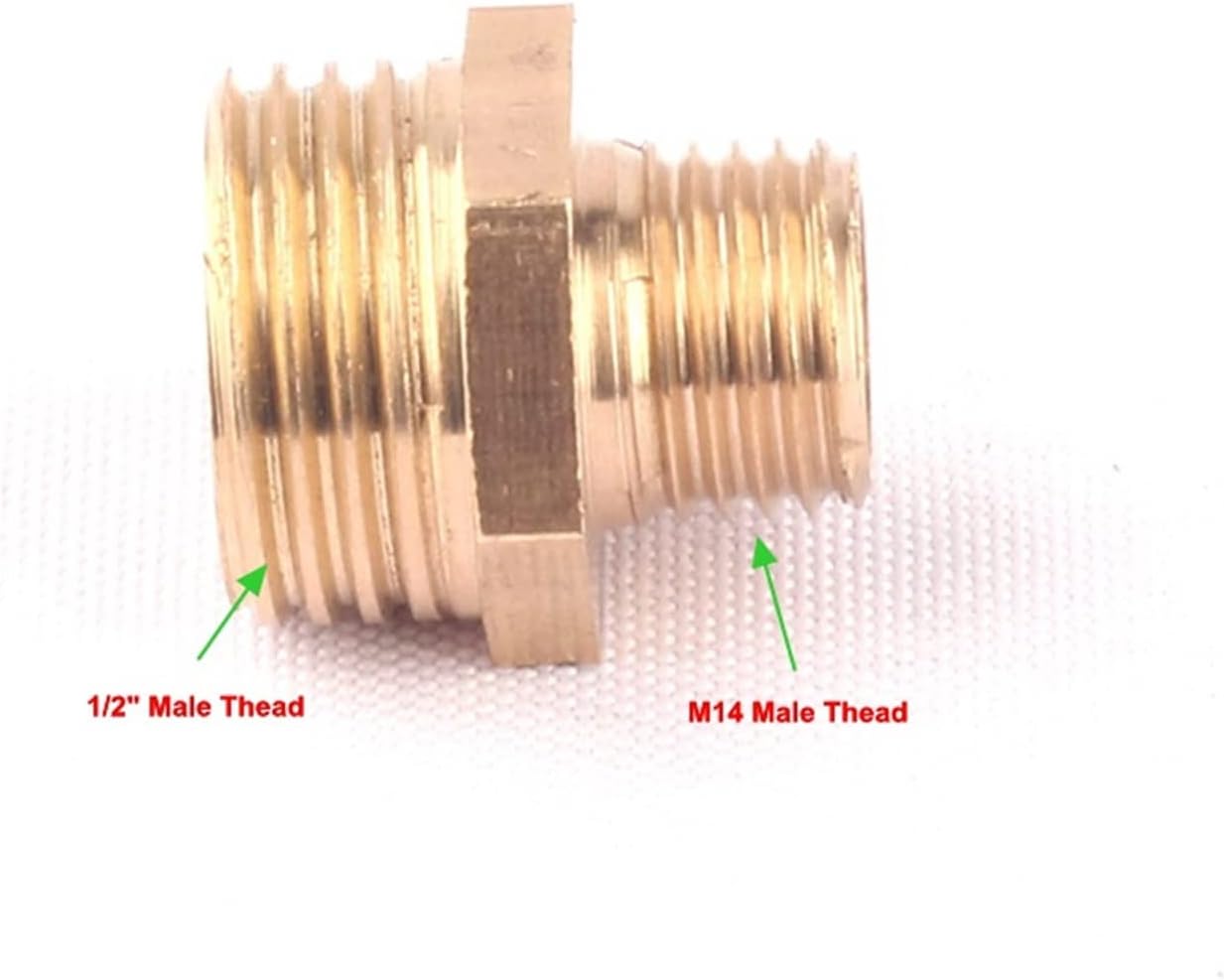 Gardening Irrigation Dripper 1/2" Male M14*1.5 Female Thread 7 Or 8 Hole Copper Atomizing Nozzle High Pressure Sprayer Garden Flower Irrigation Nozzle (Color : M14 7 Holes Nozzle)