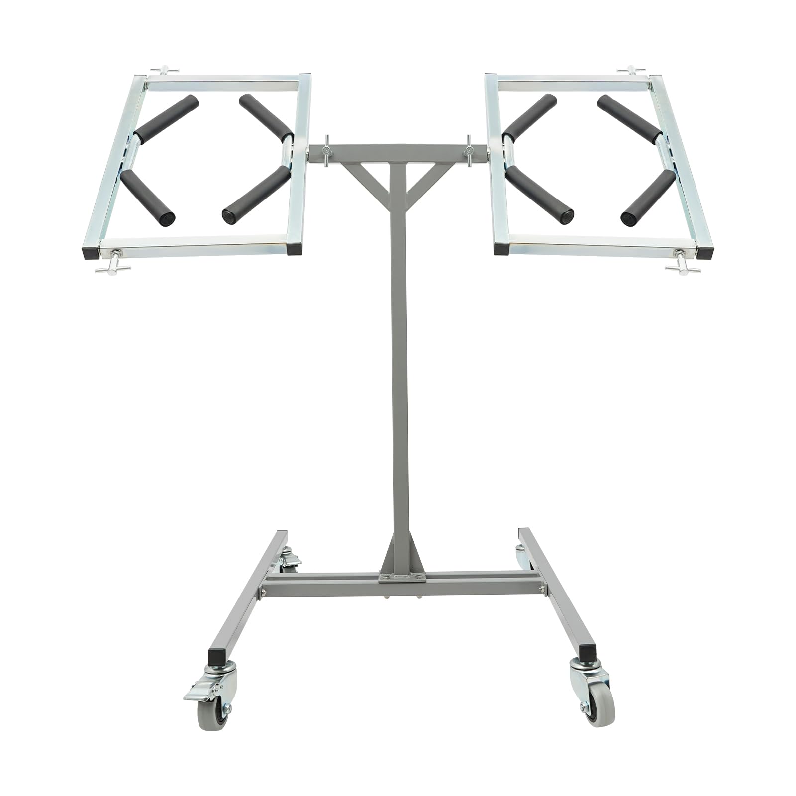 60 kg Felgenlackierständer con 360° Drehbaren Mounts con 4 ruedas, acero Autostoßstange Lackierständer para 2 llantas