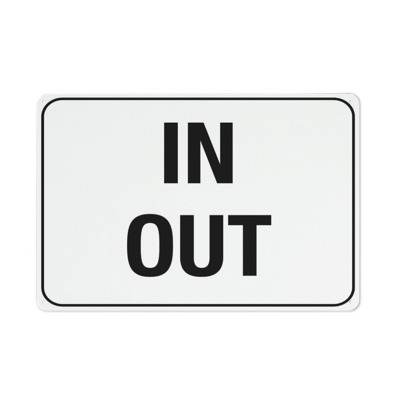 8"x12" Rust-Free Aluminum Tin Sign - In & Out | Weather Resistant, Durable, Easy To Mount
